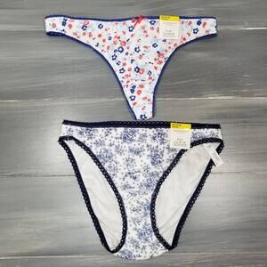 Charter Club Underwear 1 Thong, 1‎ Bikini 100% Cotton Size Medium